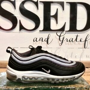 Nike Air Max 97 Y2K (GS) Black Silver Youth Sz 6.5Y #BQ8380 001